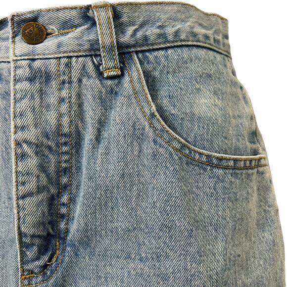 80s Vintage Guess Jeans Denim Mini Skirt by Georges Marciano Size 28 - Picture 6 of 11